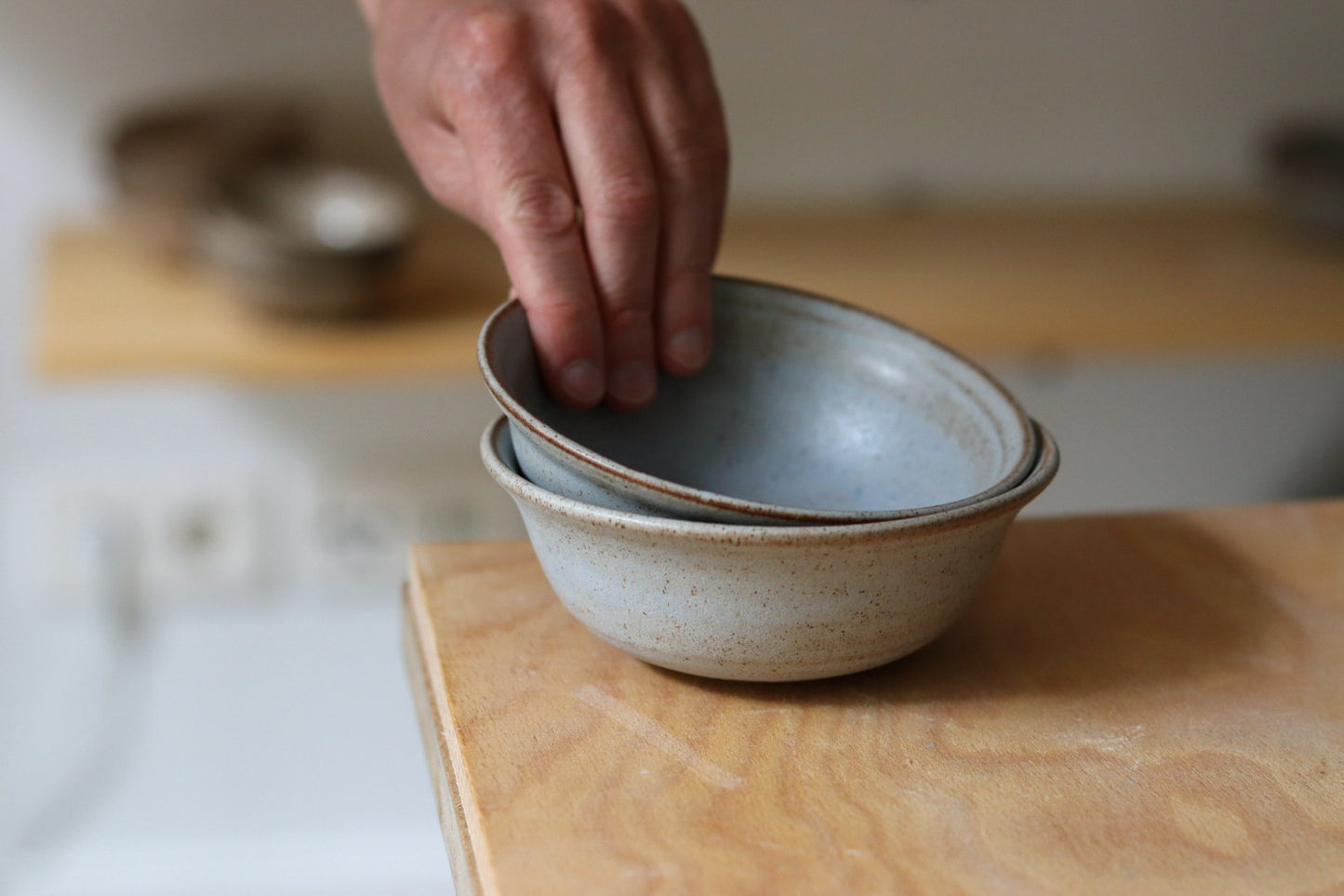 SET OF 2 MINI BOWLS - DENIM