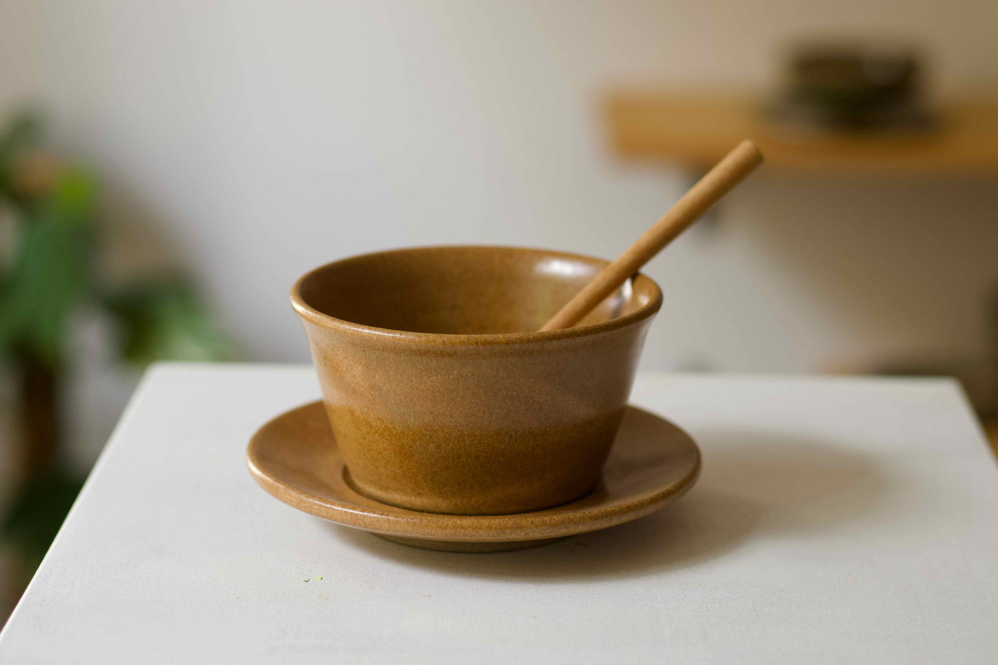 CUP with SAUCER - TANGERINE