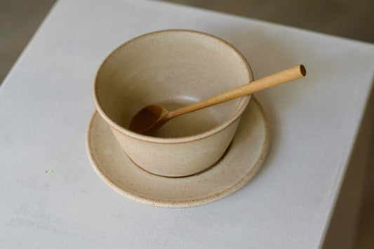 CUP with SAUCER - IVORY