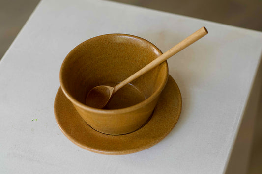 CUP with SAUCER - TANGERINE